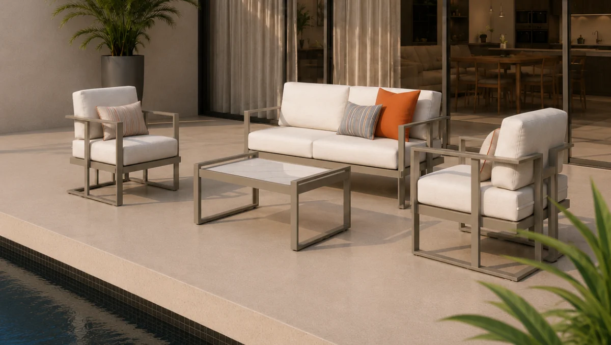 Salon de jardin Havana en aluminium