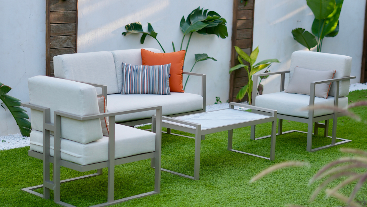 Salon de jardin Havana en aluminium