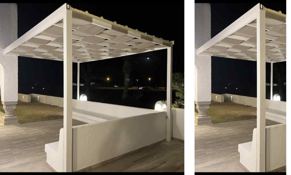 Pergola toit panneau sandwich – protection totale contre pluie et soleil.-pergola