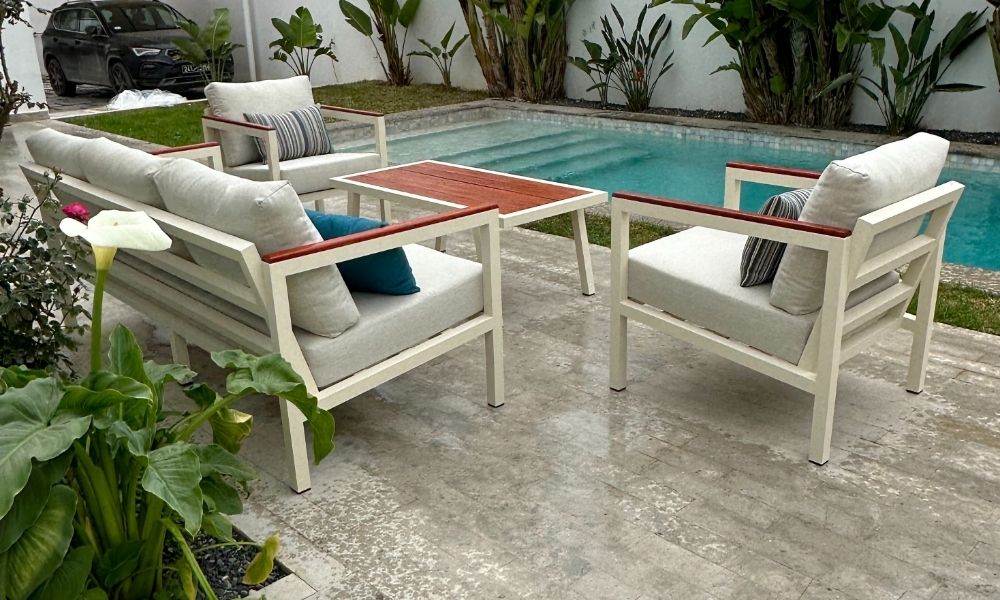 Salon de jardin LYON en aluminium