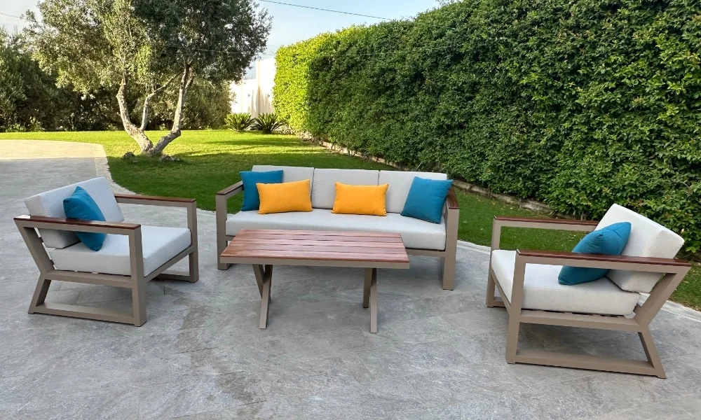 Salon de jardin MALDIVES en aluminium-Salon de jardin