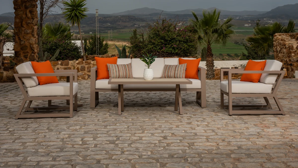 Salon Paradis de Maldives en Aluminium-Salon de jardin