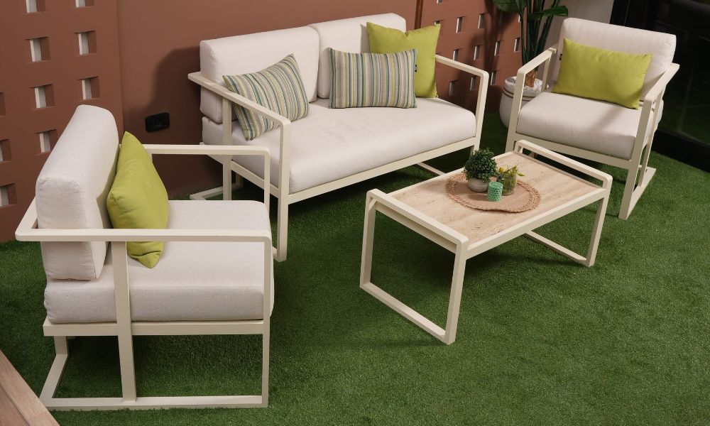 Salon de jardin Havana en aluminium